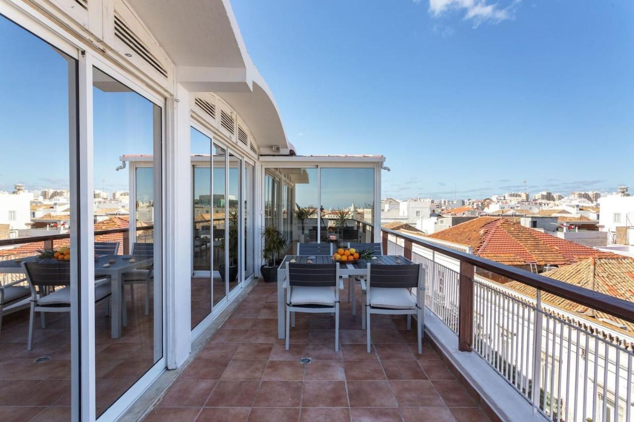 Marina Penthouse Faro Center Apartment Exterior photo