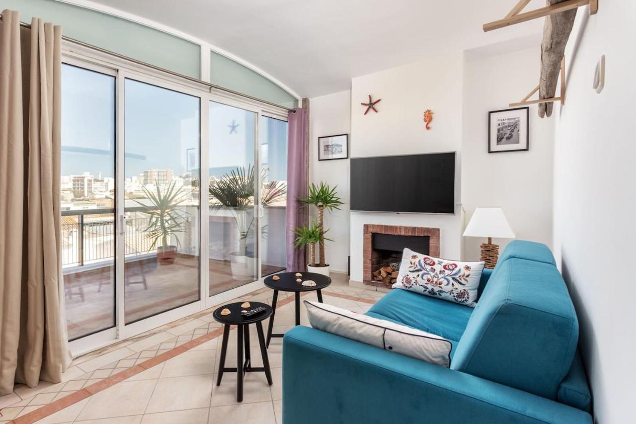 Marina Penthouse Faro Center Apartment Exterior photo