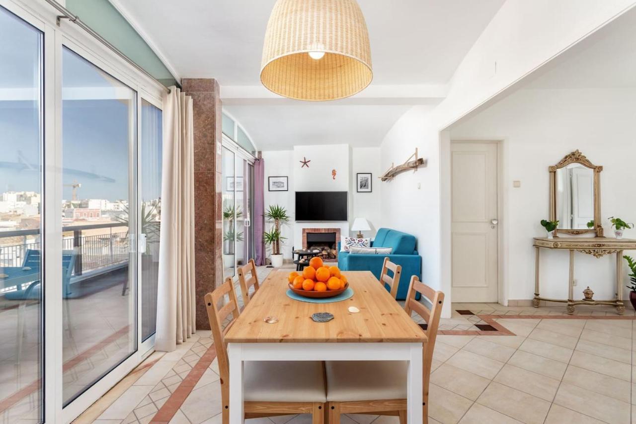 Marina Penthouse Faro Center Apartment Exterior photo